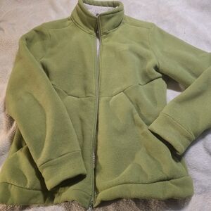 The North Face Womens Olive Green Fleece Jacket